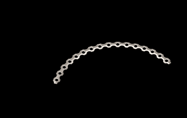 88° Curved Pelvic Reconstruction Plate, 3.5mm (Tit) 